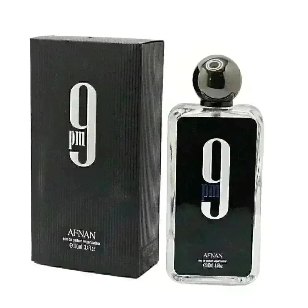 9 PM Eau de Parfum by Afnan for Men - 3.4 oz Spray  Invigorating Men's Fragrance